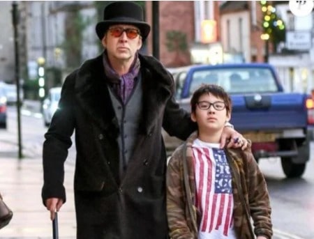 Nicolas With His Son Kal-El